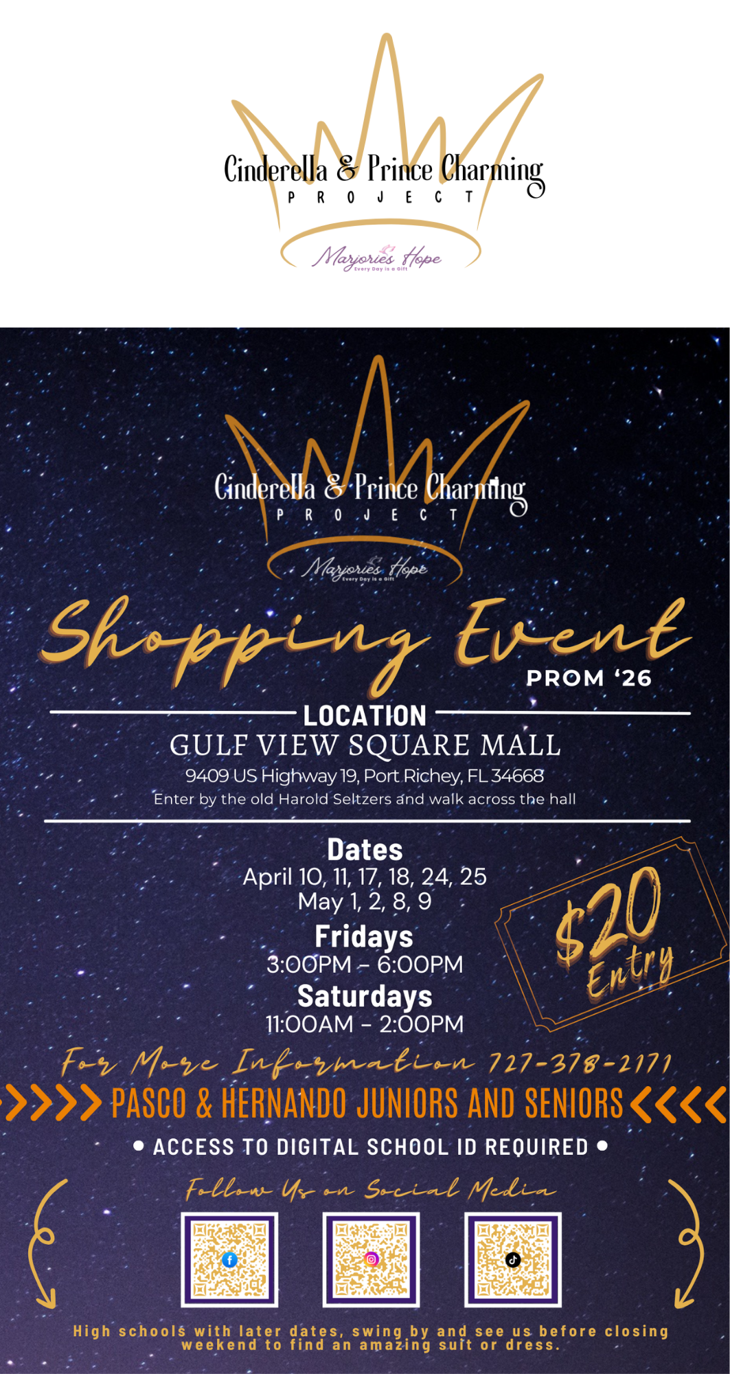 Cinderella & Prince Charming Project of Pasco County